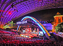 The Summer Amphitheatre is the main stage of the international art festival Slavonic Bazaar in Vitebsk